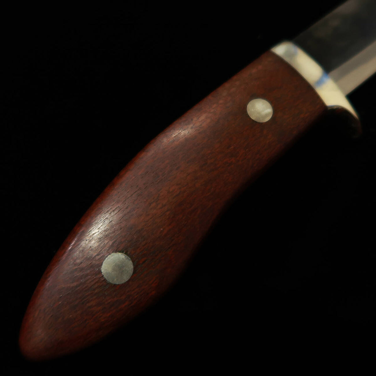 Takeda Hamono forja a mano Bitchū, obra de Moriya Masasaku, cuchillo de funda, Lacewood A