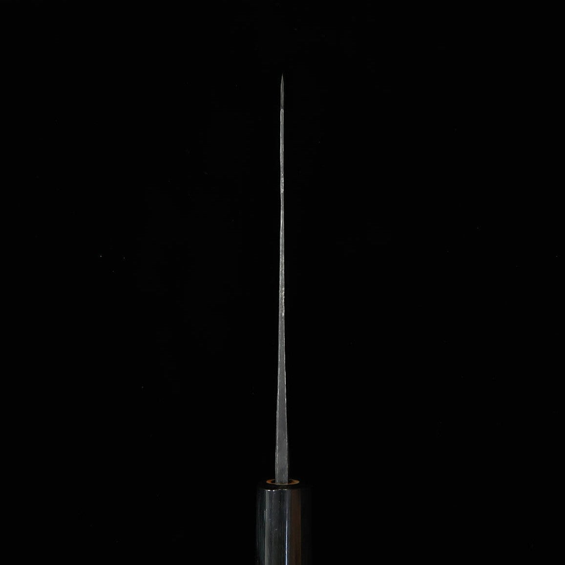 三浦 MIURA by Shindo　文化　青紙二号　黒打ち　朴水牛栗型柄（165mm）