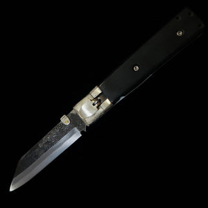 TAKEDA Cutelaria Forjado à Mão Bitchu Inagaki Fumio Faca Dobrável Special Lock Linen Micarta