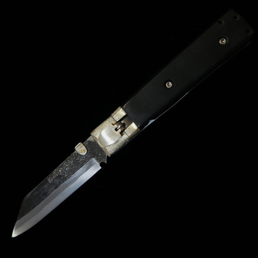 TAKEDA Cutelaria Forjado à Mão Bitchu Inagaki Fumio Faca Dobrável Special Lock Linen Micarta