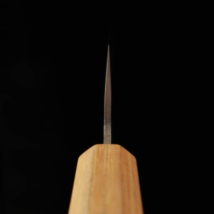 三浦 MIURA 骨スキ 銀紙三号 ウォールナット柄 (180mm)