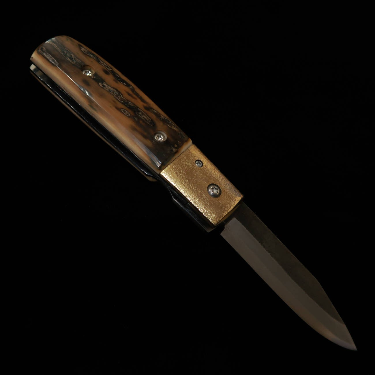 Takeda Cutelaria - Forja artesanal de Bitchu por Fumio Inagaki - Canivete liner lock, Mammoth