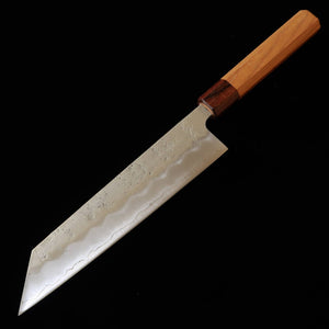 MIURA Miura kiritsuke Gingami nº3, acabado nacarado, mango octogonal de olmo japonés (210 mm)