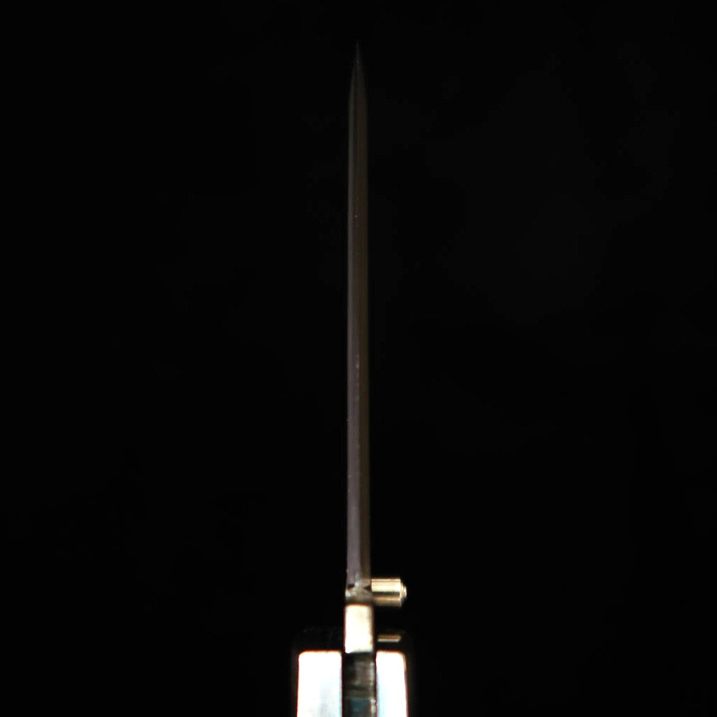 TAKEDA Hamono Takeda forja manual Bitchu, obra de Fumio Inagaki, navaja de carpeta liner lock Resina A