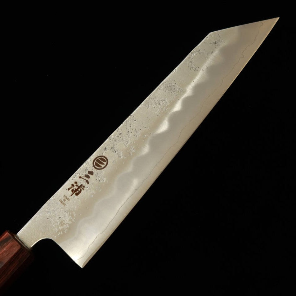 MIURA Miura kiritsuke Gingami nº3, acabado nacarado, mango octogonal de olmo japonés (210 mm)
