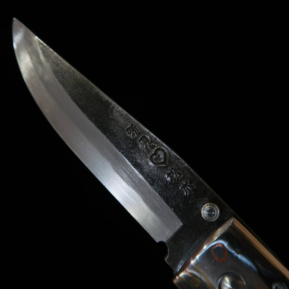 TAKEDA HAMONO Takeda, forja manual Bitchu, navaja plegable liner lock de Fumio Inagaki, mango de ironwood
