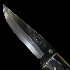 TAKEDA HAMONO Takeda, forja manual Bitchu, navaja plegable liner lock de Fumio Inagaki, mango de ironwood