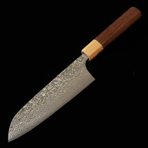 MIURA santoku SGSTRIX damas, manche octogonal palissandre/orme (165 mm)