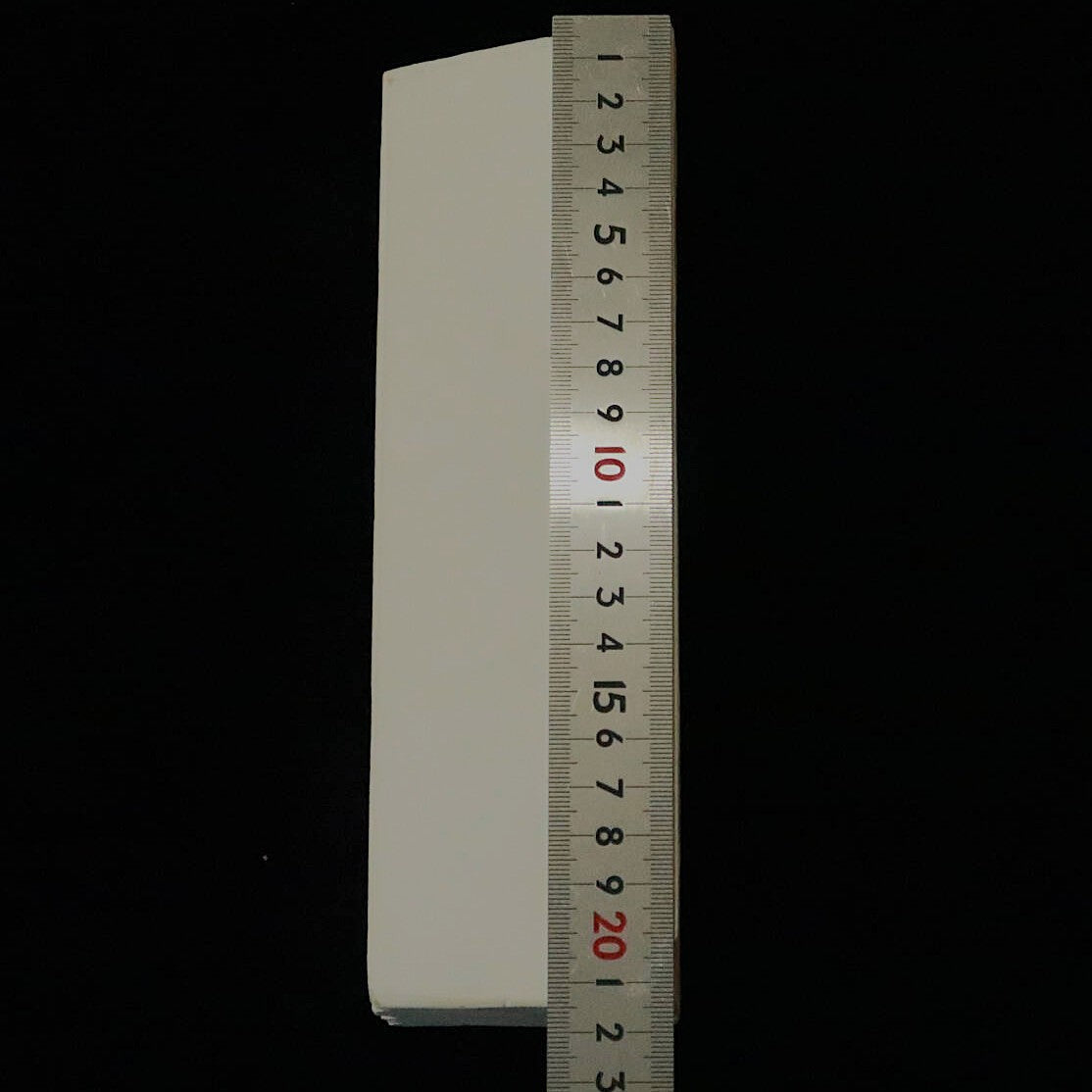 Piedra de afilar natural Mikawa Shiranagura, Nakanagura grande, 64 × 212 × 54 mm