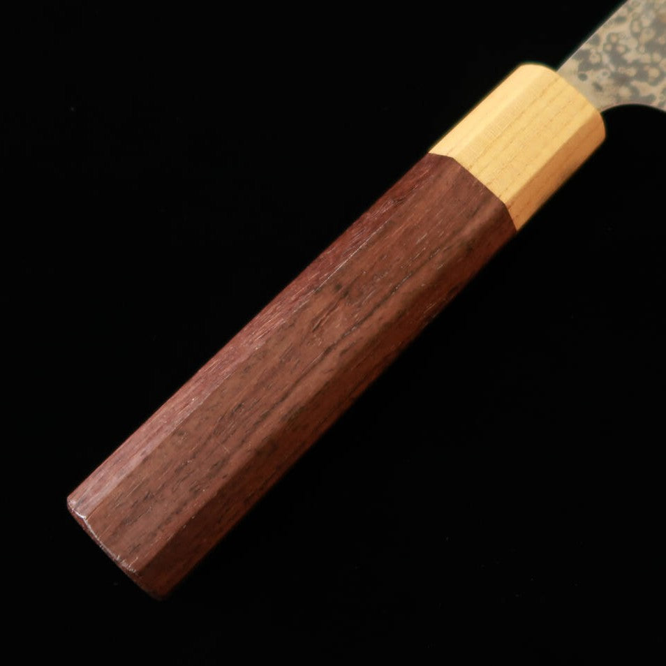 MIURA santoku SGSTRIX damas, manche octogonal palissandre/orme (165 mm)