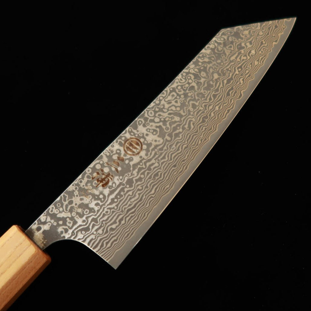 MIURA Bunka SGSTRIX Damasco cabo octogonal de jacarandá com colarinho em olmo (170 mm)