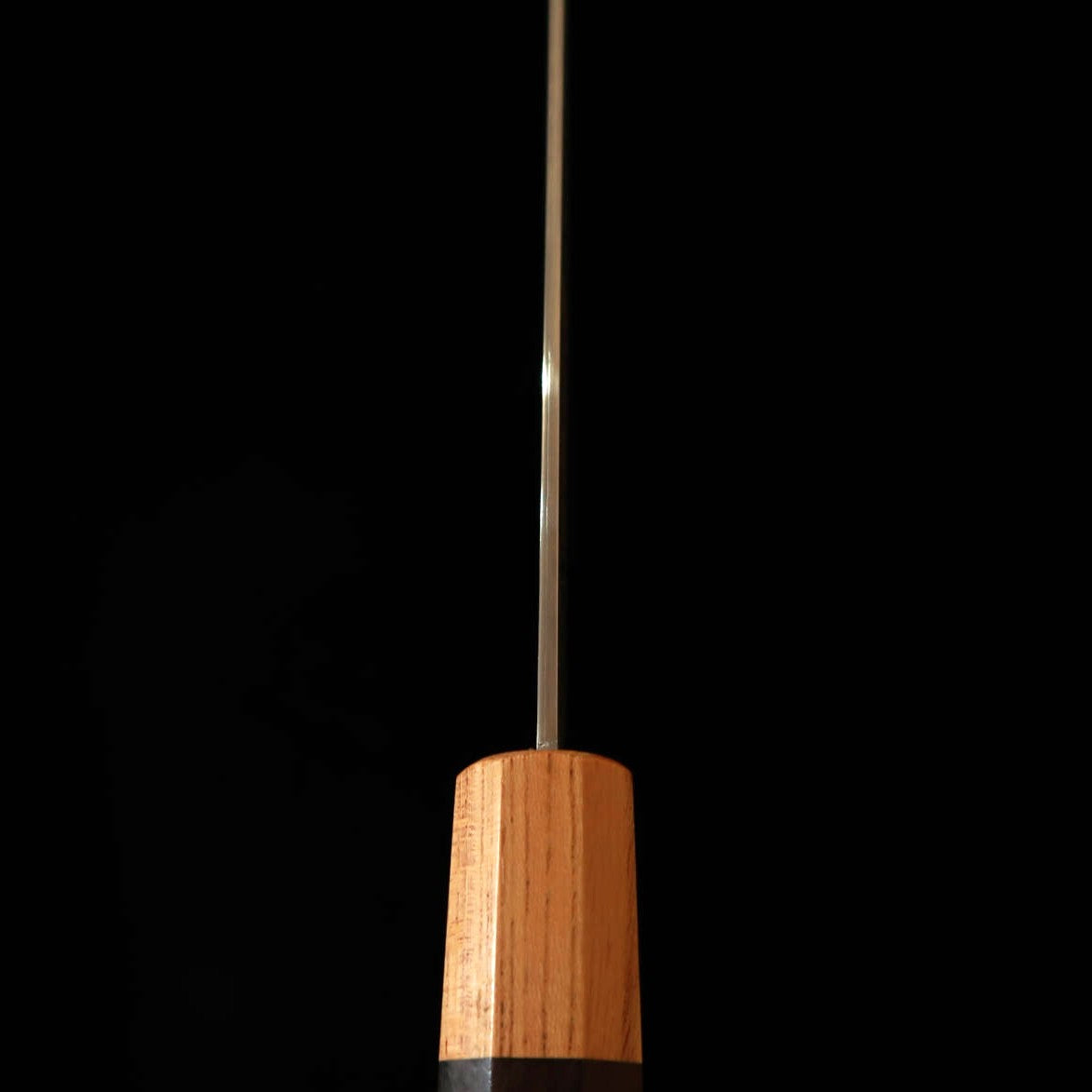 MIURA Bunka SGSTRIX Damasco cabo octogonal de jacarandá com colarinho em olmo (170 mm)