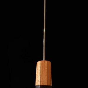 MIURA Bunka SGSTRIX Damasco cabo octogonal de jacarandá com colarinho em olmo (170 mm)