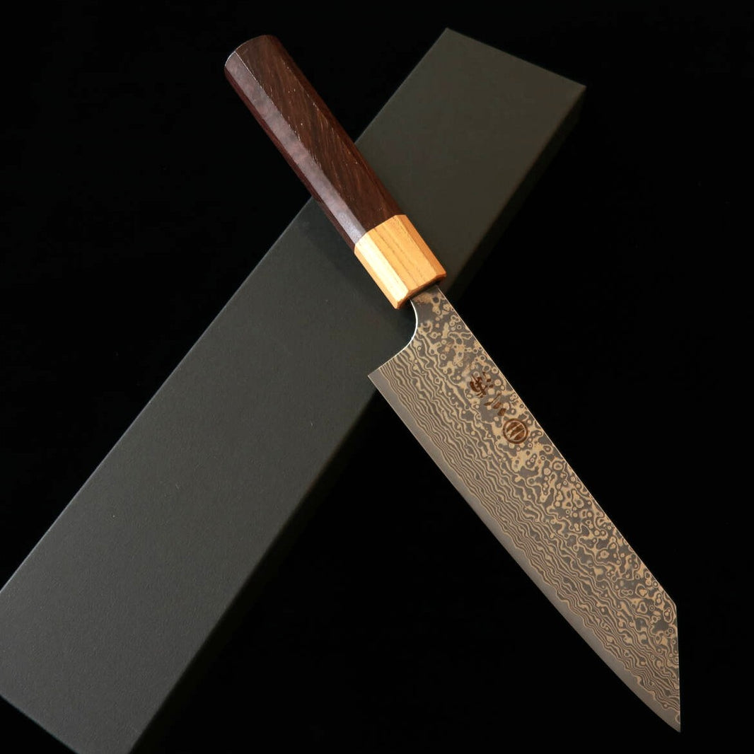 MIURA – Bunka SGSTRIX Damas, manche octogonal en palissandre avec virole en orme (170 mm)