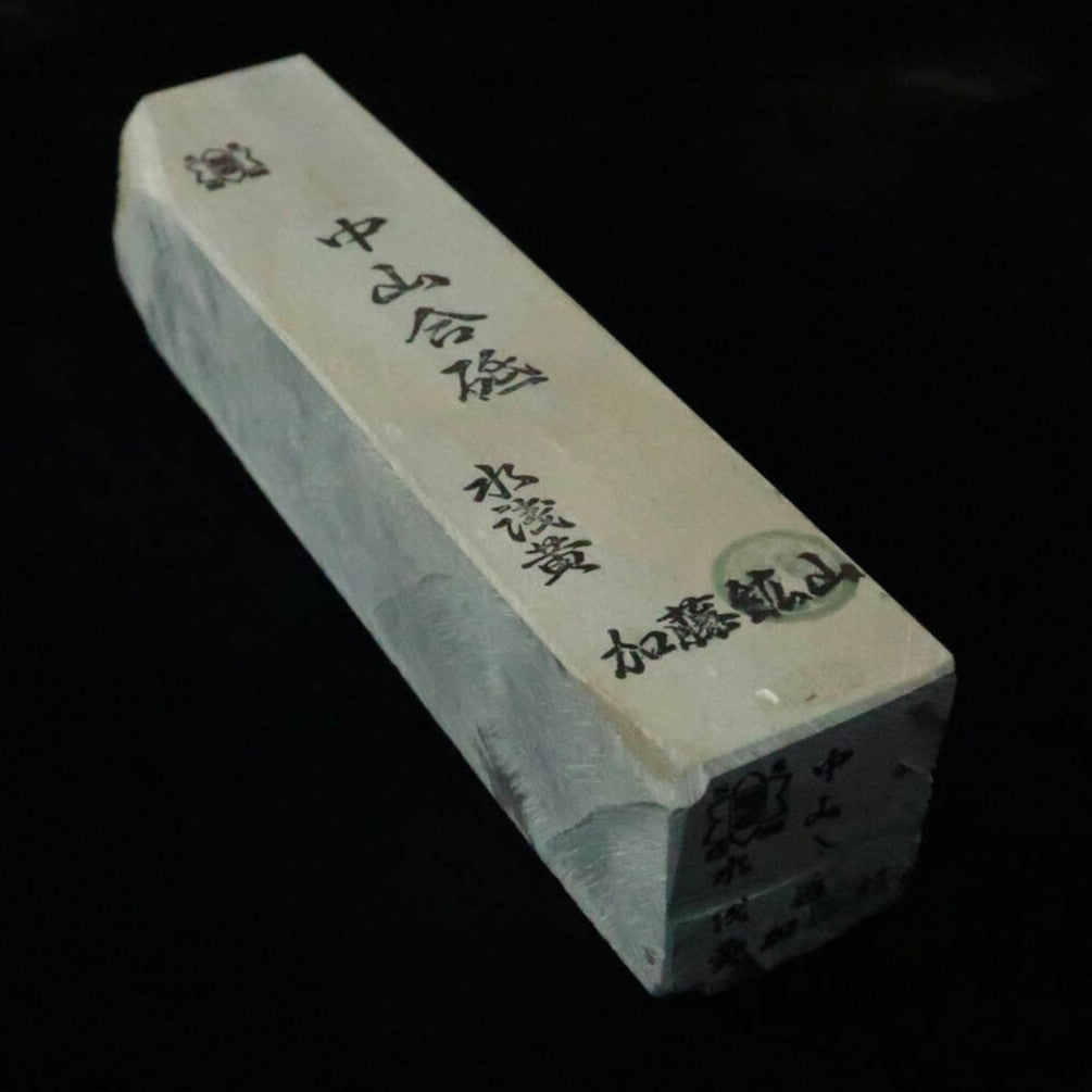 Piedra de afilar natural Nakayama agot, mizu-asagi, tipo “sun”, 45×206×45 mm