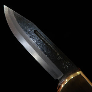 TAKEDA Cutlerie – Forgeron artisanal de Bitchū, œuvre de Fumio Inagaki – Couteau pliant à verrouillage arrière, Mammouth