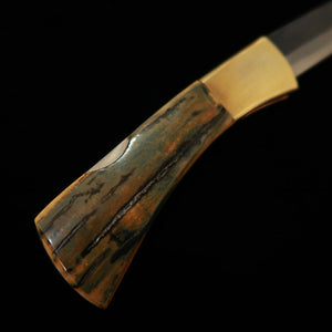 TAKEDA Cutlerie – Forgeron artisanal de Bitchū, œuvre de Fumio Inagaki – Couteau pliant à verrouillage arrière, Mammouth