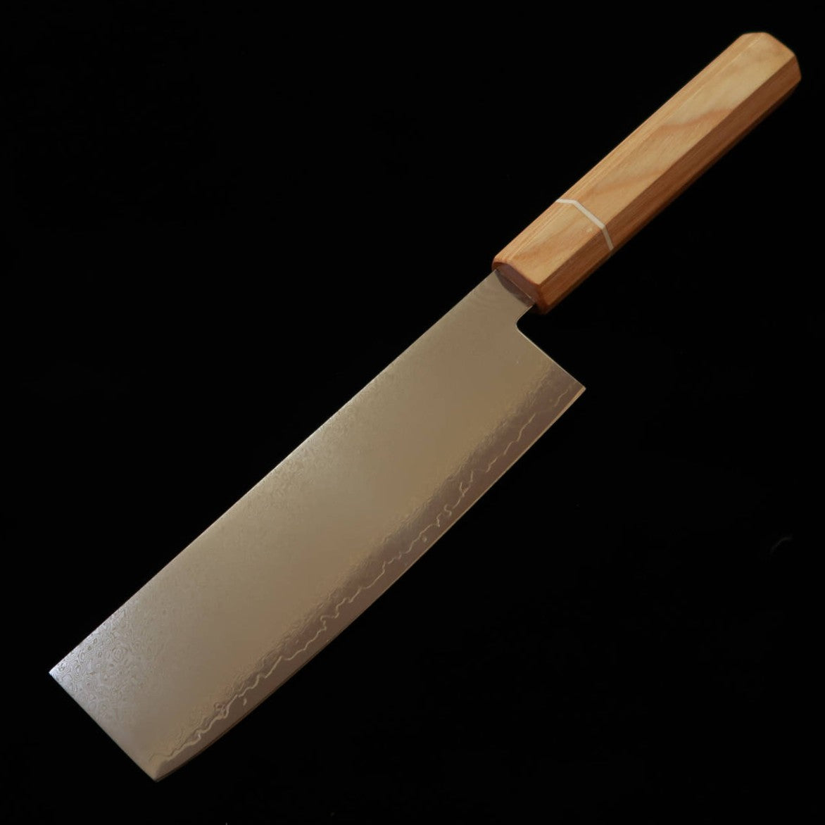 V.ROAD  濃州正恒作 Nosyu Masatsune 菜切 VG10 全面ダマスカス 積層強化合板 白×白（175mm）
