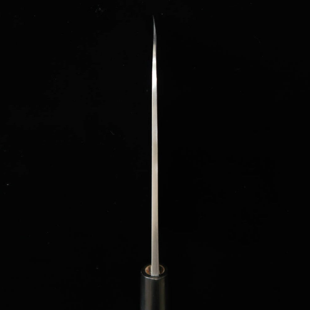 Miura MIURA Chanfrein, acier japonais, manche rond en magnolia et corne de buffle (105/130 mm)