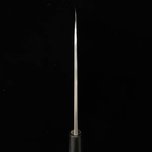 MIURA biselador acero japonés, mango redondo de magnolia con virola de cuerno de búfalo (60-135 mm)