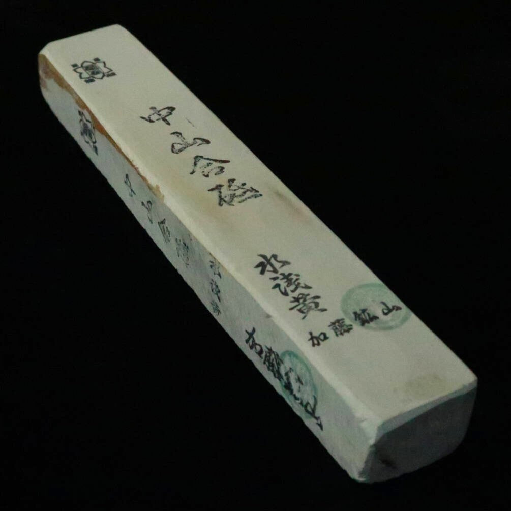 Pierre à aiguiser naturelle - Nakayama Awasedo - Mizu-Asagi - Modèle San (36 x 213 x 24 mm)