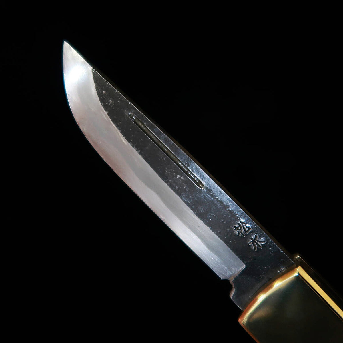 Takeda Hamono TAKEDA Forgeron de Bitchu, œuvre de Fumio Inagaki, couteau pliant back lock Perle/Dent de mammouth/Nid d’abeille