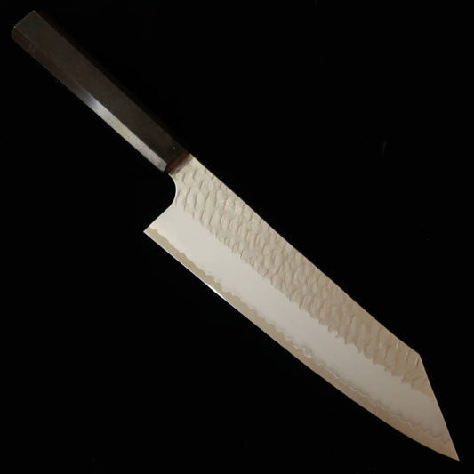 Faca Kiritsuke Gyuto Nigara SG2 Acabamento Martelado Polido com Cabo Integral de Ébano (210 mm)