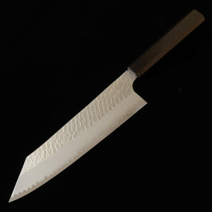 Nigara Hamono – SG2, poli martelé, gyuto kiritsuke, manche monobloc en ébène (210 mm)