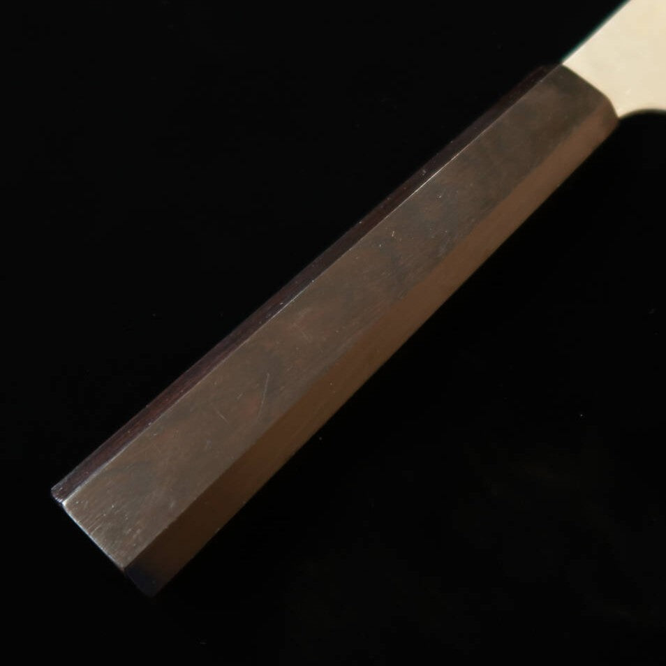 Nigara Hamono – SG2, poli martelé, gyuto kiritsuke, manche monobloc en ébène (210 mm)