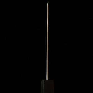 Nigara Hamono – SG2, poli martelé, gyuto kiritsuke, manche monobloc en ébène (210 mm)