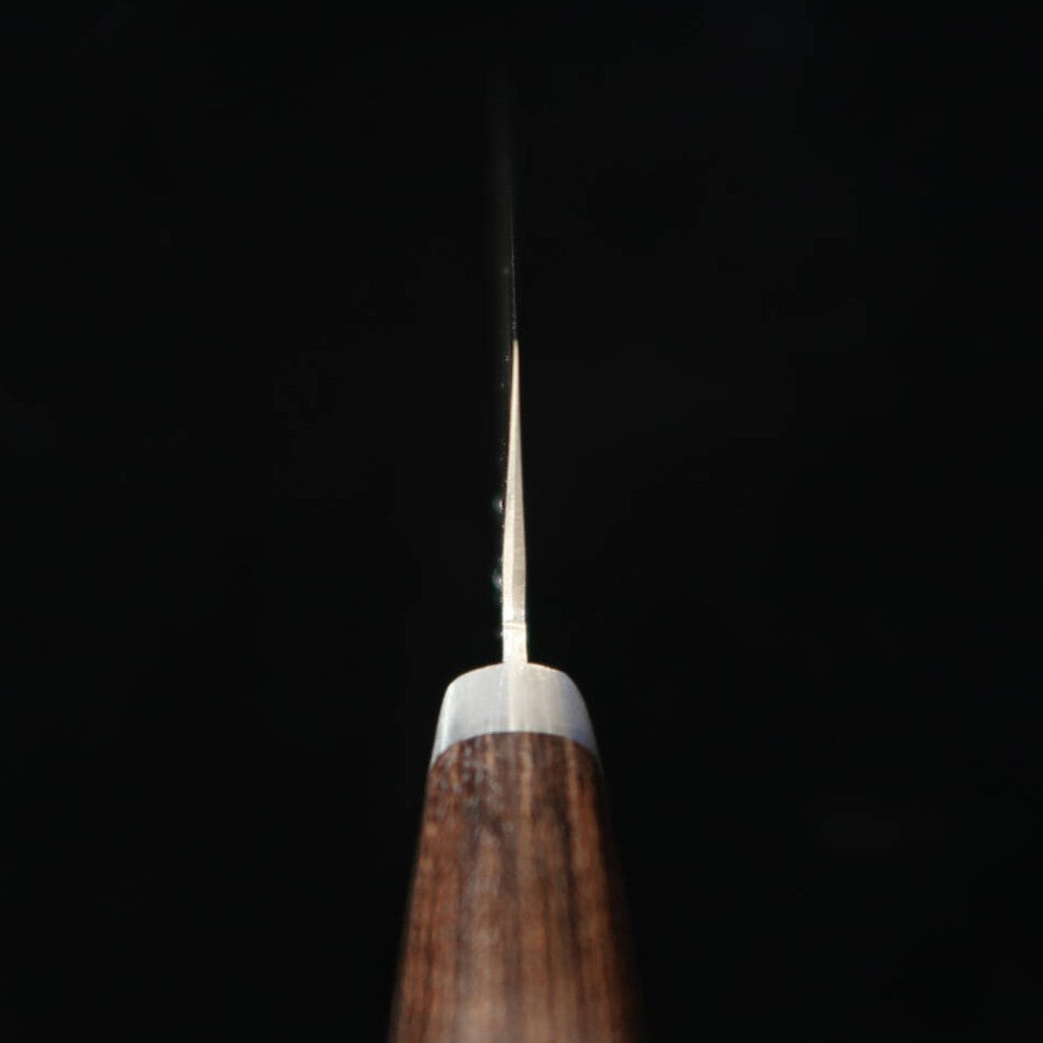 MIURA Kokuryu Nakiri, VG10 Damascus with Brown Ash Handle (170mm)