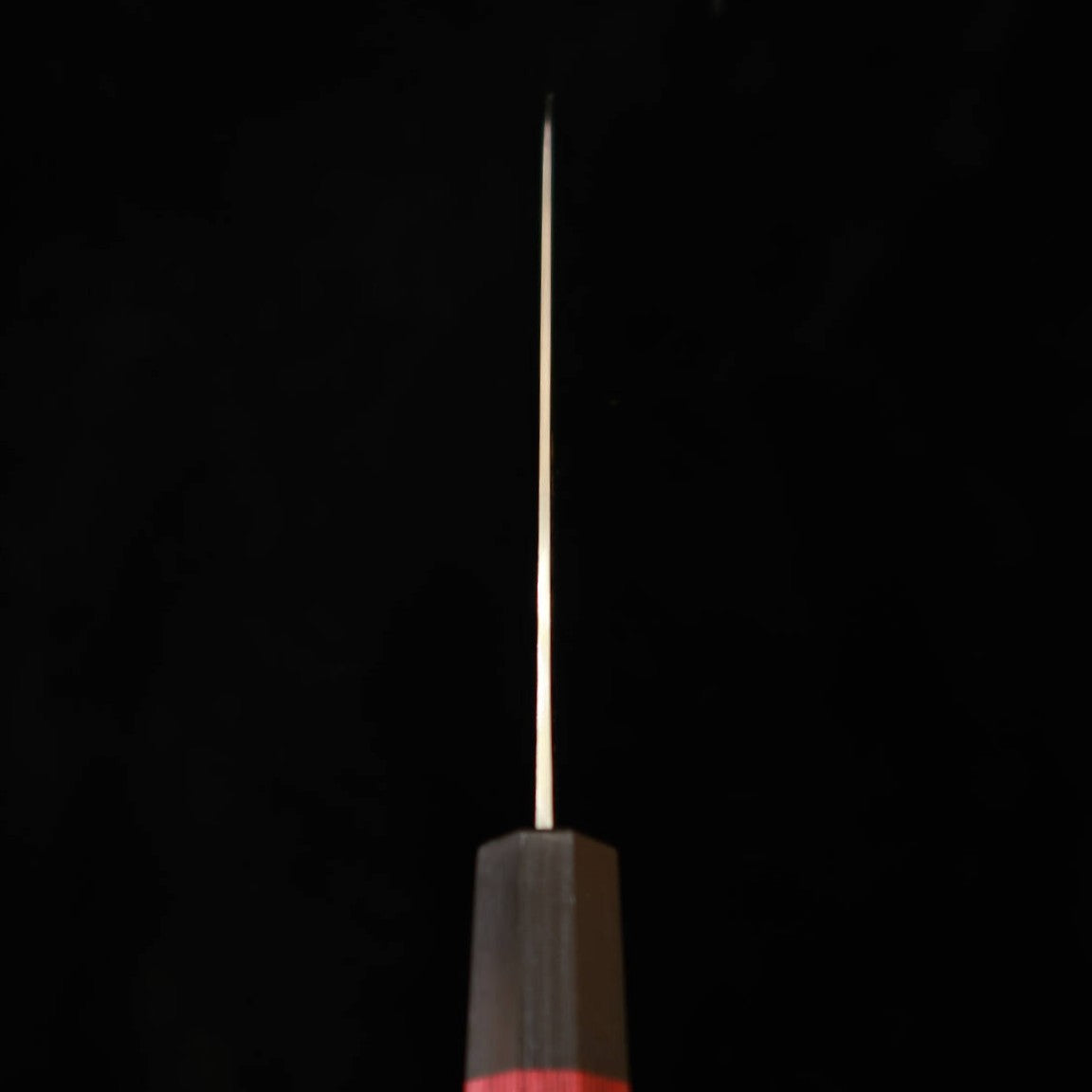 V.ROAD  濃州正恒作 Nosyu Masatsune 三徳 VG10 全面ダマスカス 積層強化合板柄 赤×黒（180mm）