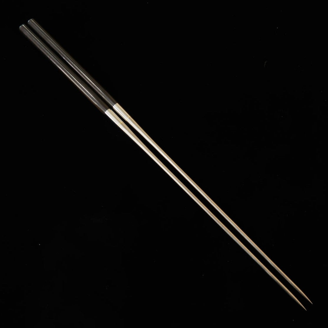 AMENOMA Pure Titanium Tempura Chopsticks with Ebony Handle (240mm)