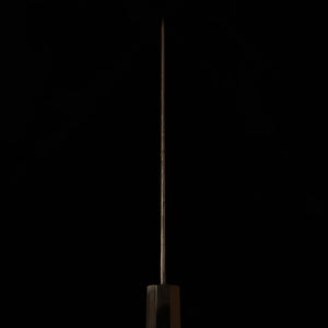 Gyuto HATSUKOKORO Yorokobi SLD Acabado negro, mango de wengué (240mm)