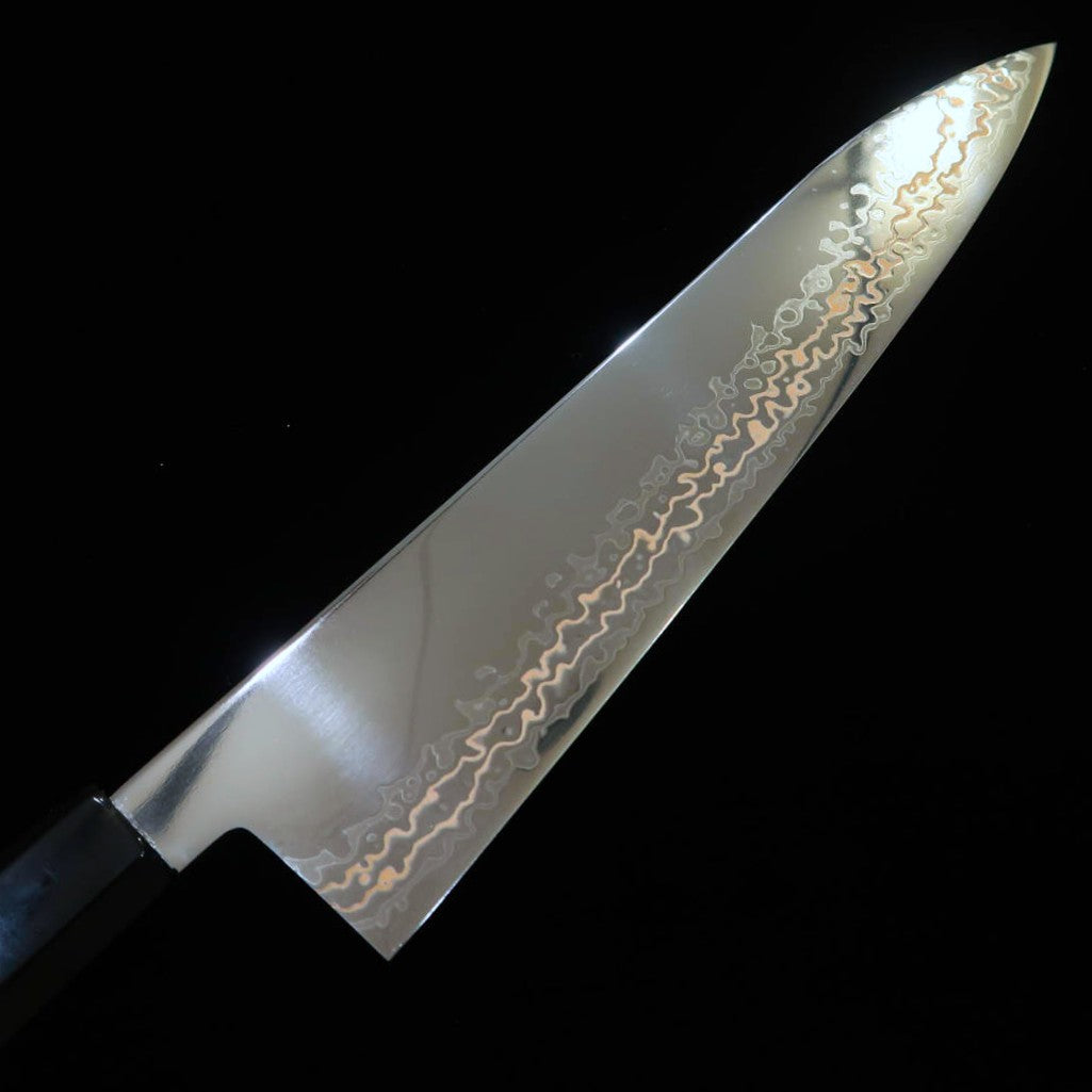 三浦MIURA 牛刀 SLD ニッケルダマスカス ウェンジ八角柄（210mm）