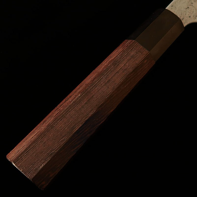 HATSUKOKORO Ryusui Acero azul nº2 Nashiji Damasco Gyuto mango de wengué (240mm)