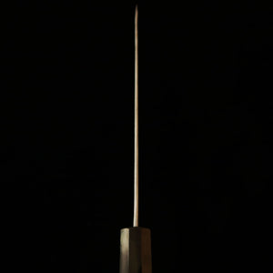 HATSUKOKORO Ryūsui Acier bleu n°2 Nashiji Damas Gyuto Manche en wengé (240mm)