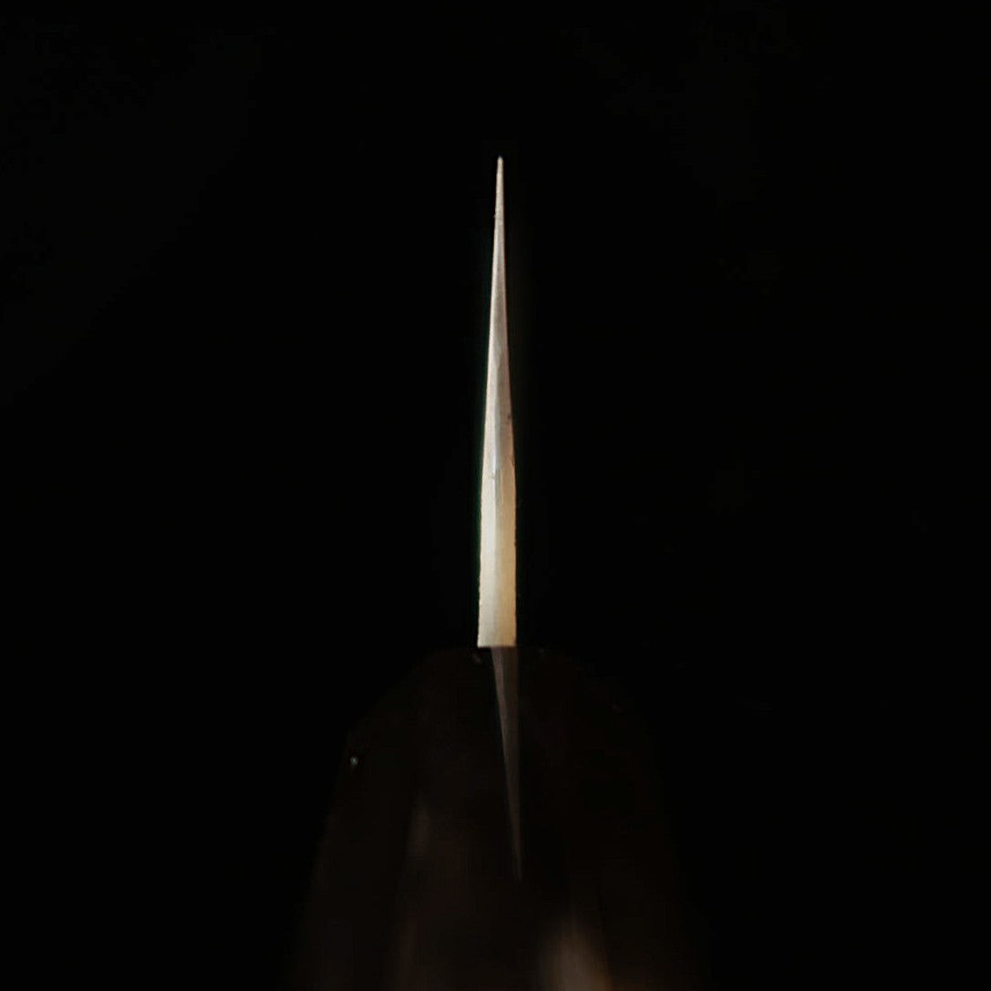 HATSUKOKORO Ryusui Acero azul nº2 Nashiji Damasco Gyuto mango de wengué (240mm)