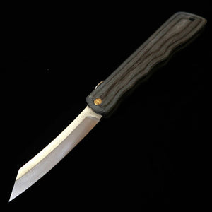 Nagao Kanekoma HIGONOKAMI 【serie Woody】 Higonokami VG-10 Sora (70 mm)