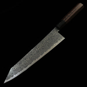 MIURA Kiritsuke Gyuto Ryu-Hyo SG2 Black Damascus Wenge Handle (240mm)