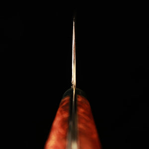 Nigara Hamono Nigara SG2 Padrão Escuro Kiritsuke Gyuto Cabo de Burl de Carvalho (240mm)