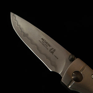 Mcusta SHINRA série Maxima « Takeshi » SPG2 MC-0202G, manche en damas (92 mm)