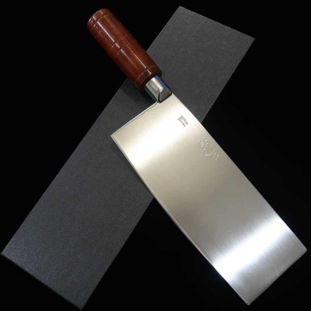 MIURA Faca Chinesa SK Aço Inox Laminado No.500GC Cabo de Compensado Marrom (205mm)