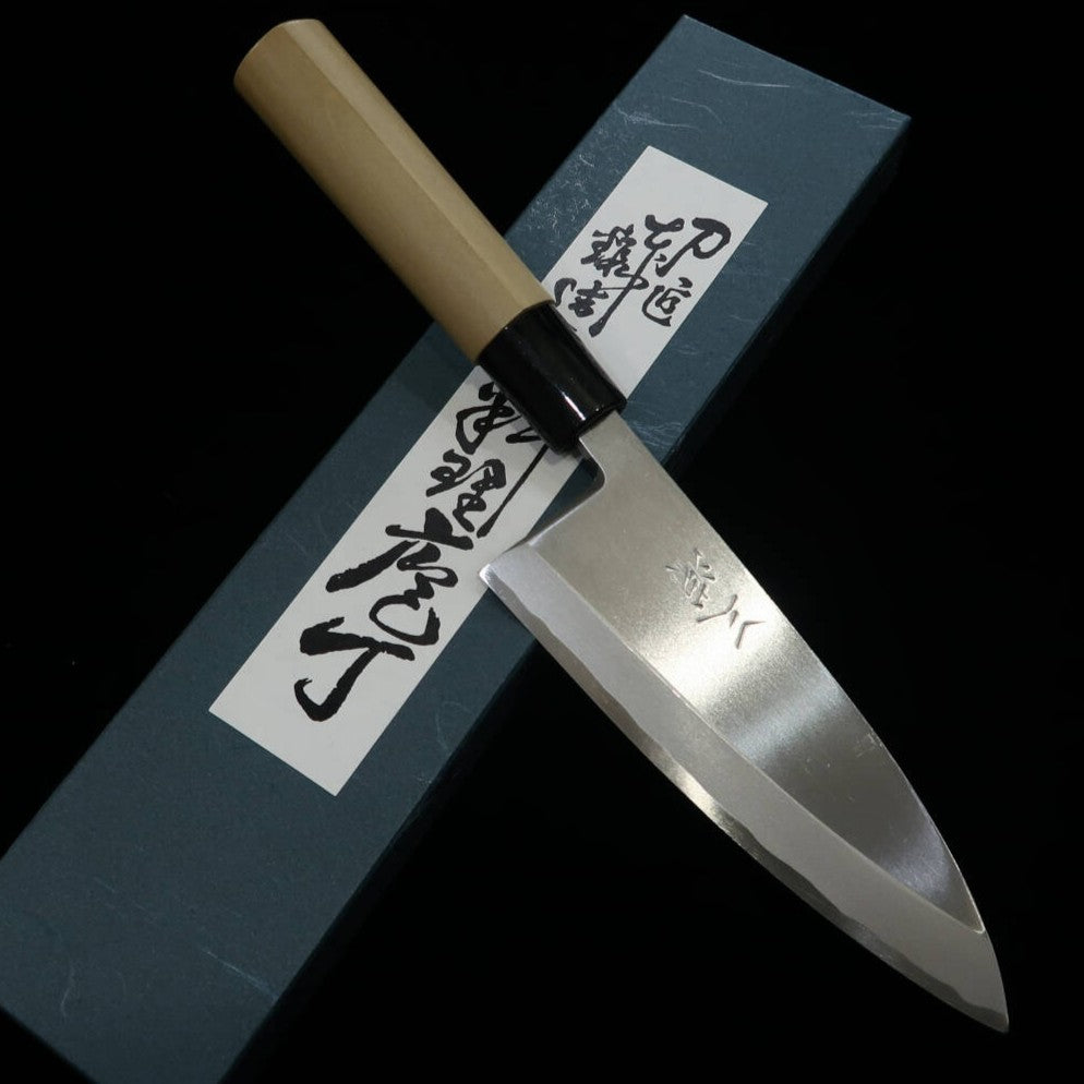 三浦MIURA 出刃 青紙二号 朴柄（150-180mm）