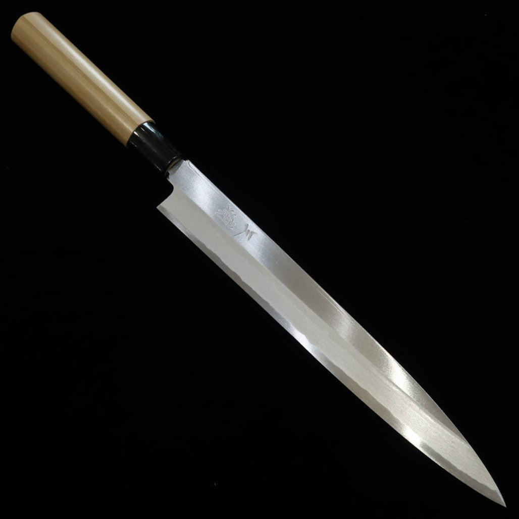 三浦MIURA 柳刃 青紙二号 朴柄（210/240mm）