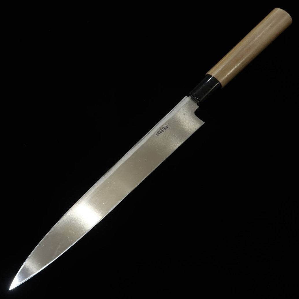 三浦MIURA 柳刃 青紙二号 朴柄（210/240mm）