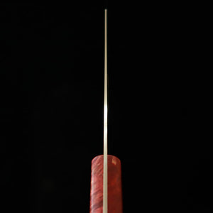 MIURA Miura, santoku kiritsuke inox, manche en bois stabilisé rouge (160 mm)
