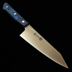 MIURA Miura Kiritsuke Santoku inox cabo de madeira estabilizada azul (160 mm)