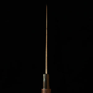 Miwa Hamono MIWAHAMONO Gyuto acier Ao n°1, manche en châtaignier brûlé (210 mm)