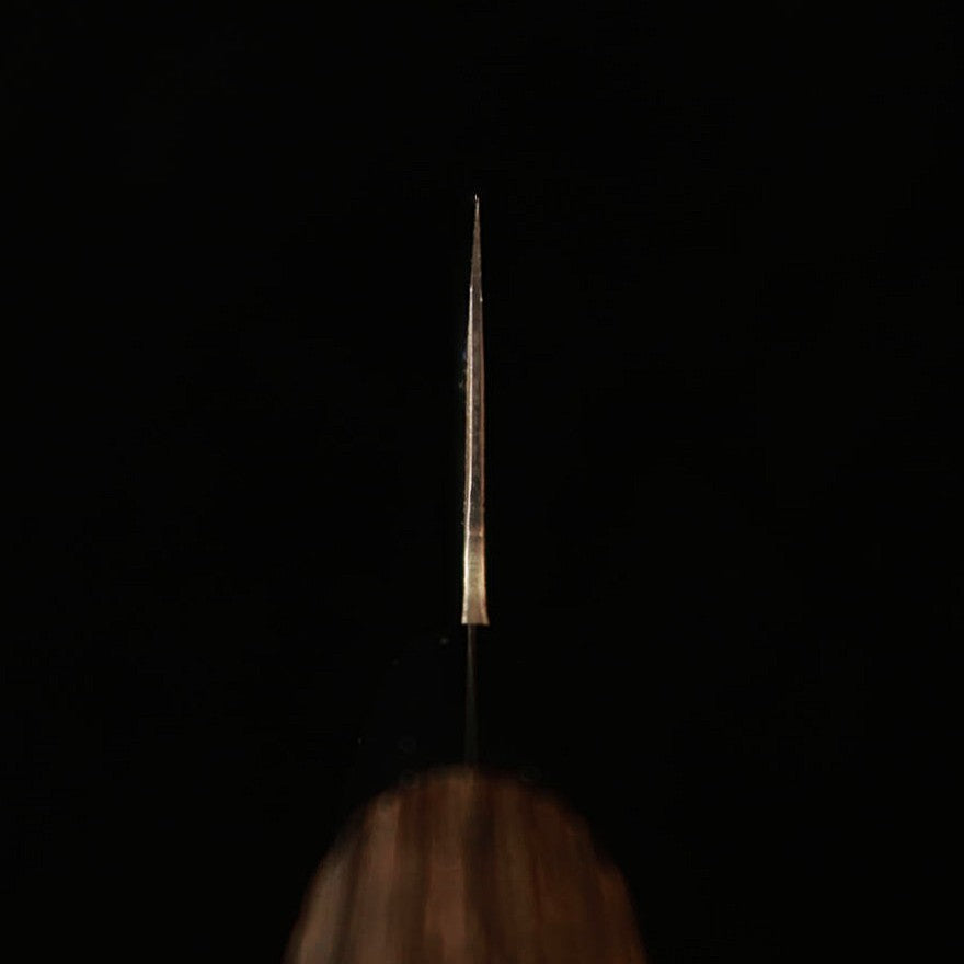 Miwa Cutelaria Gyuto Aogami nº1, cabo de castanha assada (210mm)